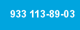 933 113-89-03 933 113-89-03